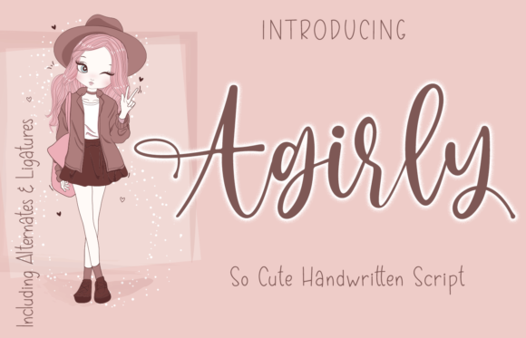 Agirly: A Cute Script Font for Warm, Human-Centered Web Design