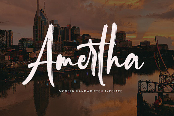 Amertha Script Font for Romantic, Professional Branding