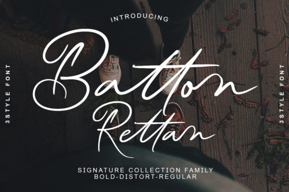 Batton Rettan: A Subtle Script Font for Elegant Branding