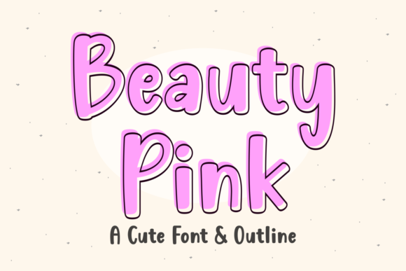 Beauty Pink: A Quirky Script Handwritten Font for Editorial Design