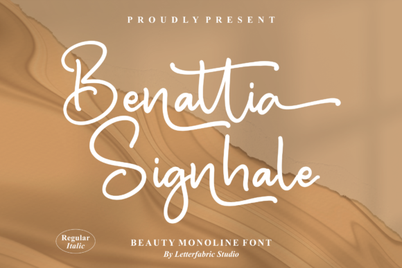 Benattia Signhale: A Graceful Script Handwritten Font for Elegant Design