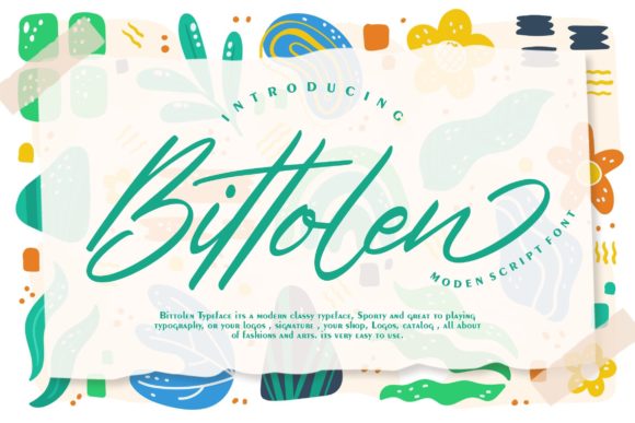 Bittolen: A Sweet, Whimsical Script Font for Luxury Branding