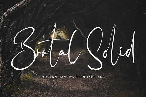 Brutal Solid Script Font for Scroll-Stopping Brand Content