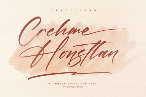Crehme Honstlan: A Sweet, Whimsical Script Font for Elegant Branding