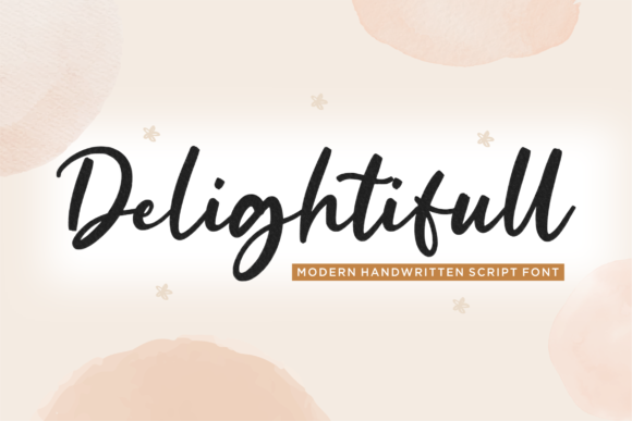 Delightifull: A Romantic Script Handwritten Font for Campaign Design