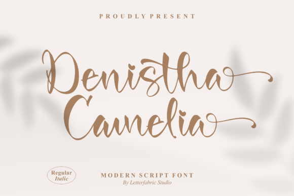 Denistha Camelia Script Font for Small Business Branding