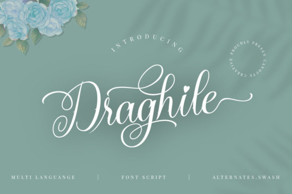 Draghile Font for Elegant Branding and Handwritten Charm