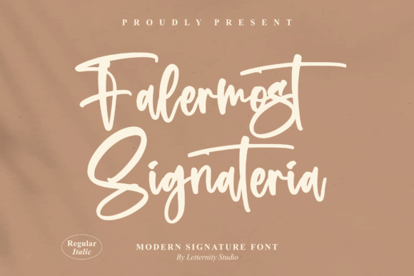 Falermost Signateria: A Gorgeous Script Font for Handmade Brands