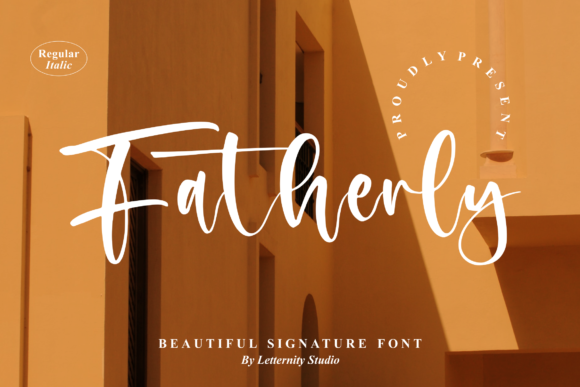 Fatherly Script Handwritten Font for Makers