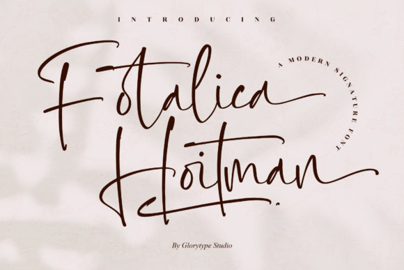 Fotalica Hoitman Script Font for Handmade Creators