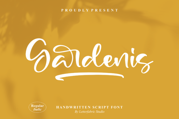 Gardenis Script Font for Small Business Branding