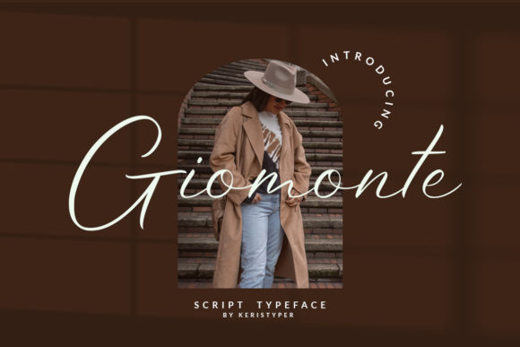 Giomonte Script Font for Elegant Brand Campaigns