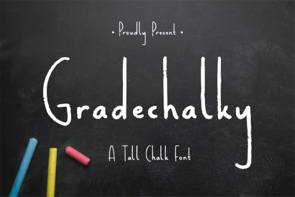 Gradechalky: A Cute and Delicate Script Font for Small Business Branding