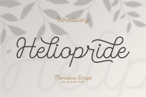 Heliopride: A Vintage Script Handwritten Font for Elegant Campaigns