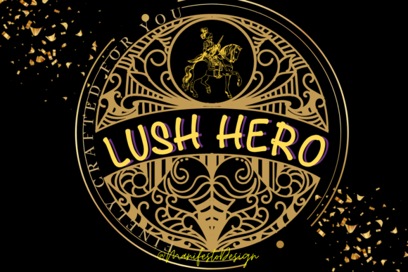 Lush Hero Script Handwritten Font for Digital Branding