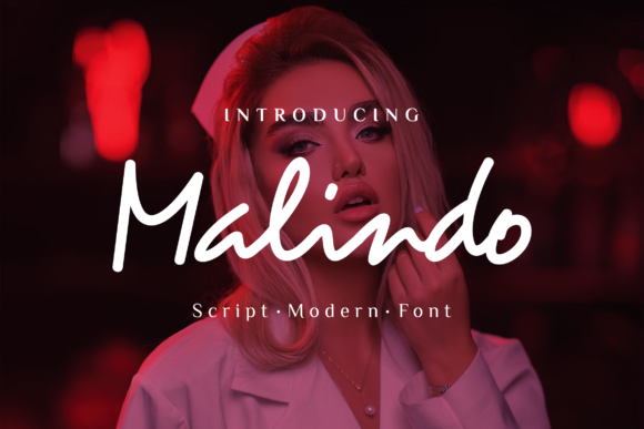 Malindo Script Font for Handmade Branding
