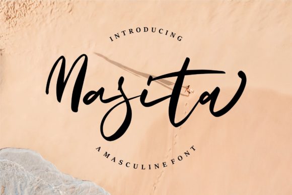 Masita Script Handwritten Font for Modern Digital Branding