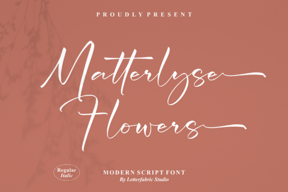 Matterlyse Flowers: A Delicate Script Font for Scroll-Stopping Brand Content
