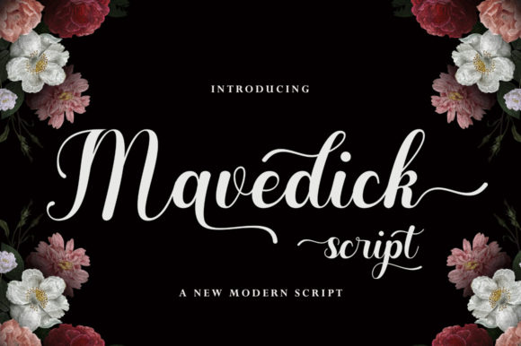 Mavedick Script Font for Elegant Handmade Branding