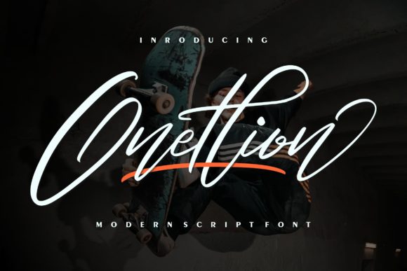 Onetlion: A Stylish and Delicate Script Font for Modern Branding