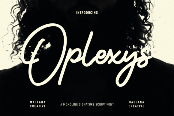 Oplexys: A Vintage Fancy Script Font for Handmade Creators
