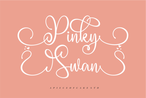 Pinky Swan Script Font for Elegant Campaign Design