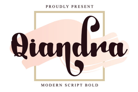 Qiandra: A Stylish and Assertive Script Font for Editorial Design