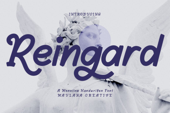 Reingard: A Vintage Paint-Brushed Script Handwritten Font