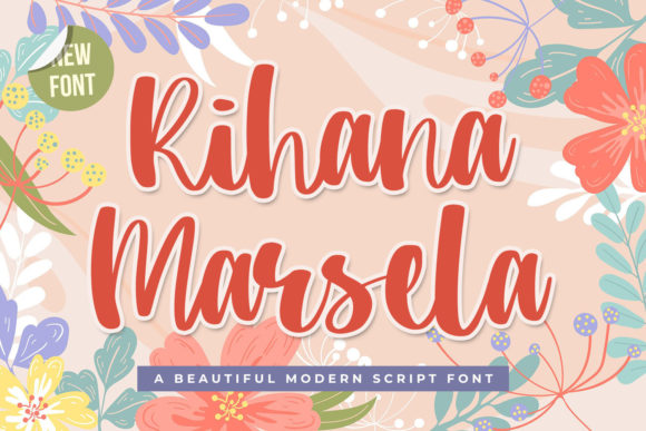 Rihana Marsela: A Sweet Script Font for Joyful Campaigns