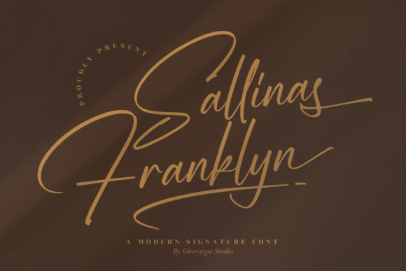 Sallinas Franklyn: A Delicate Script Font for Editorial Warmth