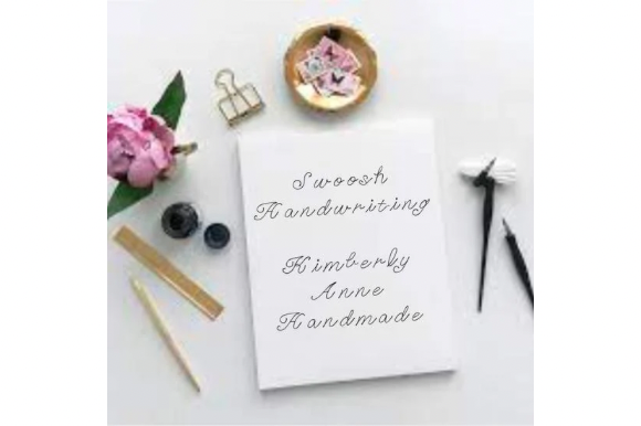Swoosh Handwriting: A Delicate Script Font for Thoughtful Editorial Design