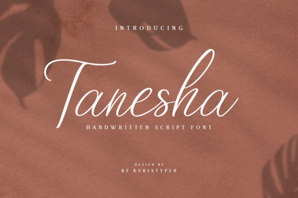 Tanesha Script Font for Modern Branding & Digital Campaigns