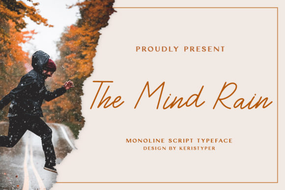 The Mind Rain Script Font for Elegant Handmade Designs