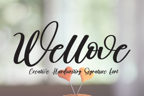 Wellove Script Font for Creative Brand Campaigns