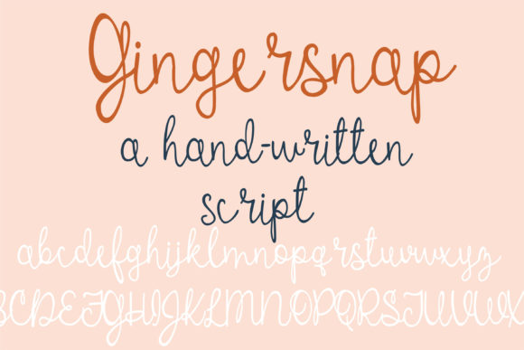 ZP Gingersnap: A Traditional Cursive Font for Real Branding Work
